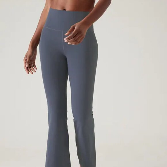 ATHLETA Salutation Stash Flare Pant in Granite Blue X-small - Picture 2 of 5